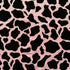 Cow Print on Nylon Spandex Fabric (Pink/Black) | (4 Way Stretch/Per Yard)