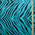 Exotic Zebra Print on Nylon Spandex Fabric (Tropical Turquoise) | (4 Way Stretch/Per Yard)