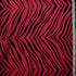 Exotic Zebra Print on Nylon Spandex Fabric (Crimson Red) | (4 Way Stretch/Per Yard)