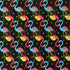 Flamingo Print on Poly Spandex Fabric | (4 Way Stretch/Per Yard)