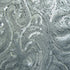 Paisley Sequins on Poly Mesh Fabric (Silver/Silver) | (Non Stretch/Per Yard)