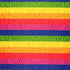 Rainbow Pride Flag Print on Poly Spandex Fabric | (4 Way Stretch/Per Yard)