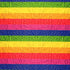 Rainbow Pride Flag Print on Poly Spandex Fabric | (4 Way Stretch/Per Yard)
