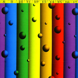 Rainbow Gradient Pride Print on Poly Spandex Fabric | (4 Way Stretch/Per Yard)