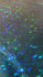 Turquoise & Black Shattered Glass w/ Holographic Foil on Nylon Spandex Fabric | (4 Way Stretch/Per Yard)