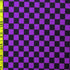 Checkerboard Print on Poly Spandex Fabric (Purple/Black) | (4 Way Stretch/Per Yard)