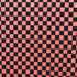 Checkerboard Print on Poly Spandex Fabric (Sweet Potato/Black) | (4 Way Stretch/Per Yard)