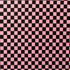 Checkerboard Print on Poly Spandex Fabric (Pink/Black) | (4 Way Stretch/Per Yard)