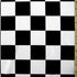 2x2" Checkerboard Print on Nylon Spandex Fabric (White/Black) | (4 Way Stretch/Per Yard)