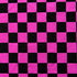 1x1" Checkerboard Print on Nylon Spandex Fabric (Raspberry/Black) | (4 Way Stretch/Per Yard)