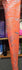 Metallic Foil Lava Swirls (Silver) on Neon Orange Nylon Spandex Fabric | (4 Way Stretch/Per Yard)