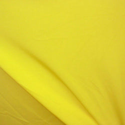 Solid Color Cotton Spandex Fabric (Samba Yellow) | (4 Way Stretch/Per Yard)
