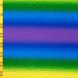 Rainbow Gradient Pride Print on Poly Spandex Fabric | (4 Way Stretch/Per Yard)