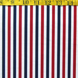 Vertical Stripes on Nylon Spandex Fabric (Multicolor) | (4 Way Stretch/Per Yard)