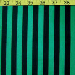 Shiny Vertical Stripes on Nylon Spandex Fabric (Black/Turquoise) | (4 Way Stretch/Per Yard)