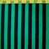 Shiny Vertical Stripes on Nylon Spandex Fabric (Black/Turquoise) | (4 Way Stretch/Per Yard)
