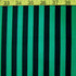Shiny Vertical Stripes on Nylon Spandex Fabric (Black/Turquoise) | (4 Way Stretch/Per Yard)