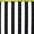 Matte Finish Vertical Stripes on Nylon Spandex Fabric (Black/White) | (4 Way Stretch/Per Yard)