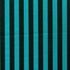 0.5" (Half Inch) Vertical Stripes on Poly Spandex Fabric (Black/Turquoise) | (4 Way Stretch/Per Yard)
