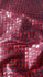 Red & Black Mermaid Fish Scale on Hologram Foil Spandex w/ Dots Fabric | (4 Way Stretch/Per Yard)