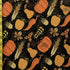 Thanksgiving Vegetable Print on Poly Spandex Fabric (4 Way Stretch/Per Yard)