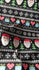 Christmas "Pacman Style" Santa Claus Print on Poly Spandex Fabric | (4 Way Stretch/Per Yard)