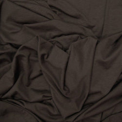 Solid Color Cotton Spandex Fabric (Chocolate) | (4 Way Stretch/Per Yard)