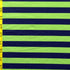 Horizontal Stripes on Poly Spandex Fabric (Navy/Apple Green) | (4 Way Stretch/Per Yard)