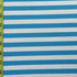 Horizontal Stripes on Nylon Spandex Fabric (White/Corona Blue) | (4 Way Stretch/Per Yard)