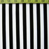 0.5" (Half Inch) Matte Finish Vertical Stripes on Nylon Spandex Fabric (Black/White) | (4 Way Stretch/Per Yard)