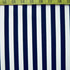 Matte Finish Vertical Stripes on Nylon Spandex Fabric (White/Navy) | (4 Way Stretch/Per Yard)