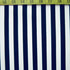 Matte Finish Vertical Stripes on Nylon Spandex Fabric (White/Navy) | (4 Way Stretch/Per Yard)