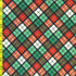 Christmas Diamond Plaid Print on Poly Spandex Fabric | (4 Way Stretch/Per Yard)