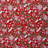 Christmas Bells and Snowflakes Print on Poly Spandex Fabric | (4 Way Stretch/Per Yard)