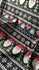 Christmas "Pacman Style" Santa Claus Print on Poly Spandex Fabric | (4 Way Stretch/Per Yard)