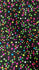 Neon Lights Stars on Nylon Spandex Fabric | (4 Way Stretch/Per Yard)
