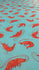 Shrimp Print on Poly Spandex Fabric | (4 Way Stretch/Per Yard)