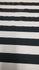 Two Inch (2") Matte Finish Vertical Stripes on Nylon Spandex Fabric (Black/White) | (4 Way Stretch/Per Yard)