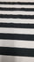 Two Inch (2") Matte Finish Vertical Stripes on Nylon Spandex Fabric (Black/White) | (4 Way Stretch/Per Yard)