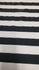 Two Inch (2") Matte Finish Vertical Stripes on Nylon Spandex Fabric (Black/White) | (4 Way Stretch/Per Yard)