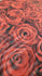 Roses on Printed Poly Mesh Fabric | (4 Way Stretch/Per Yard)