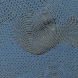 Activewear Abstract Print on Nylon Spandex Fabric (Light Blue) | (4 Way Stretch/Per Yard)