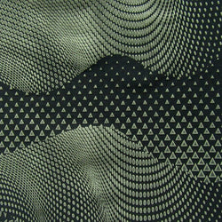 Activewear Abstract Print on Nylon Spandex Fabric (Black) | (4 Way Stretch/Per Yard)
