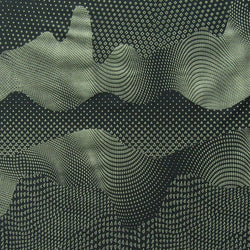 Activewear Abstract Print on Nylon Spandex Fabric (Black) | (4 Way Stretch/Per Yard)