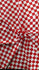 Checkerboard Print (1x1) on Nylon Spandex Fabric (Red/White) | (4 Way Stretch/Per Yard)