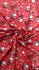 Christmas Jolly Santa Claus Print on Poly Spandex Fabric | (4 Way Stretch/Per Yard)