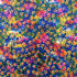 Holographic Celestial Star Print with Multicolor Foil on Poly Spandex Fabric | (4 Way Stretch/Per Yard)