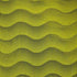 Waves with Black Foil on Yellow Poly Spandex Fabric | (4 Way Stretch/Per Yard)