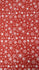 Christmas Snowflakes Print (White/Crimson) on Poly Spandex Fabric | (4 Way Stretch/Per Yard)