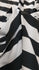Two Inch (2") Matte Finish Vertical Stripes on Nylon Spandex Fabric (Black/White) | (4 Way Stretch/Per Yard)